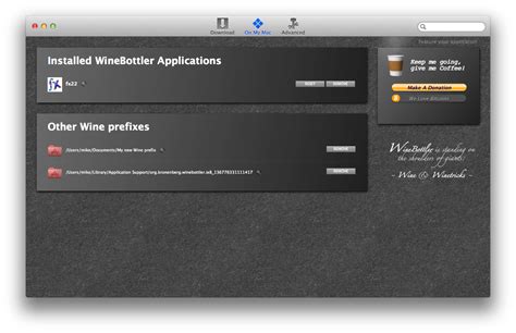 Winebottler 1.8-rc4 development  Free Download for macOS Mojave and High Sierra